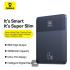 Baseus Blade2 12000mAh Power Bank | 65W Fast Charging Ultra-Thin Digital Display Intelligent Edition Battery Pack For Laptop/MacBook & Phones - Blue